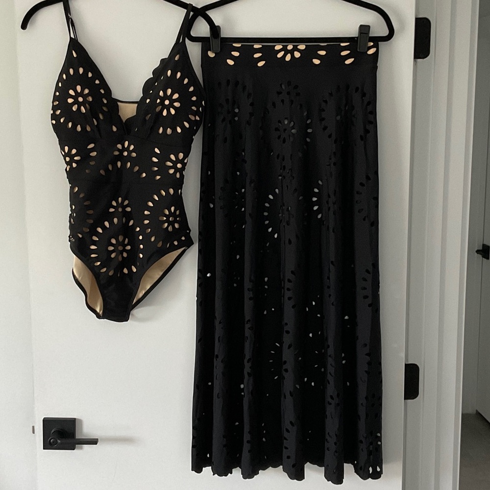 Elegant Black One-Piece Swimsuit NWOT
